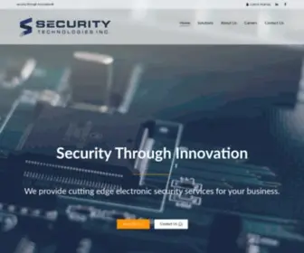 Sti-CT.com(Security Technologies Inc) Screenshot