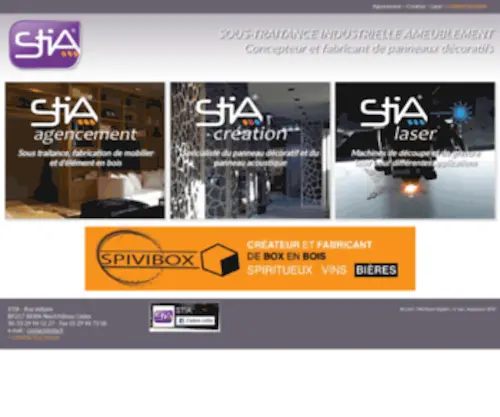 Stia.fr(Agencement) Screenshot