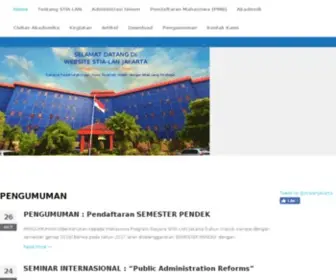 Stialan.ac.id(Advancing Competencies) Screenshot