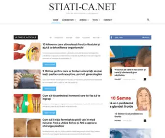 Stiati-CA.net(Lumea Curiozitatilor) Screenshot