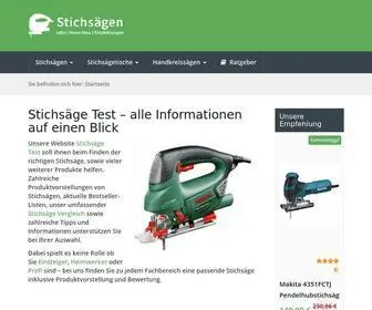 Stichsaege-Test.info(Dreimal TOP) Screenshot