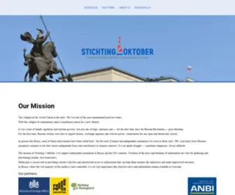 Stichting2Oktober.org(Promoting Independent Journalism in Russia) Screenshot