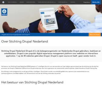 Stichtingdrupal.nl(Stichting Drupal Nederland) Screenshot