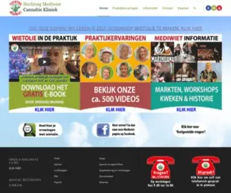 Stichtingmediwiet.nl(Alles over medicinale CBD) Screenshot