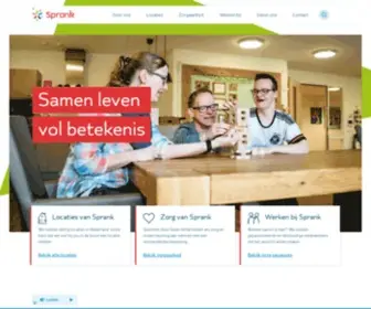 Stichtingsprank.nl(Stichting Sprank) Screenshot