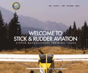 Stick-Rudder.com(Stick & Rudder Aviation) Screenshot