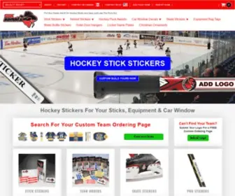 Stickbandits.com(Hockey Stickers For Hockey Sticks) Screenshot