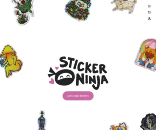 Sticker-Ninja.com(Sticker Ninja) Screenshot