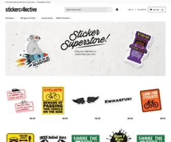 Stickercollective.com.au(Stickers for cars) Screenshot