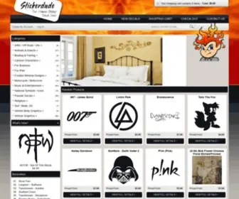 Stickerdude.com.au(Vinyl Stickers &amp; Decals for cars) Screenshot