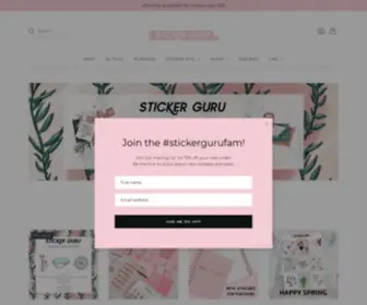 Stickerguruco.com(STICKER GURU) Screenshot