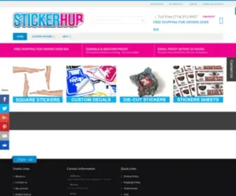 Stickerhub.com(Die-cut Stickers) Screenshot