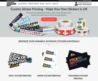 Stickerprintingco.co.uk(Top-Quality Sticker Printing UK) Screenshot