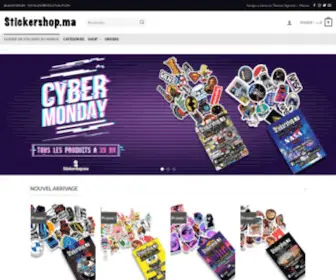 Stickershop.ma(Stickers de très haute qualité livraison partout au Maroc) Screenshot