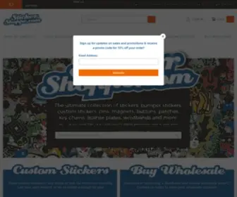 Stickershoppe.com(Sticker Shoppe) Screenshot