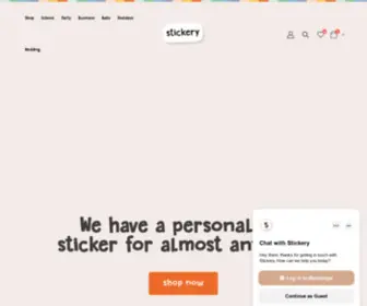 Stickery.co.uk(A Sticker for any Occasion) Screenshot