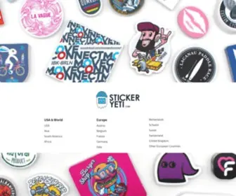 Stickeryeti.com(Your Stickers) Screenshot