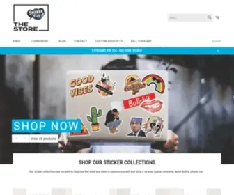 Stickeryoustore.com(The humble sticker) Screenshot