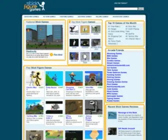 Stickfiguregames.org(Stick Figure Games) Screenshot