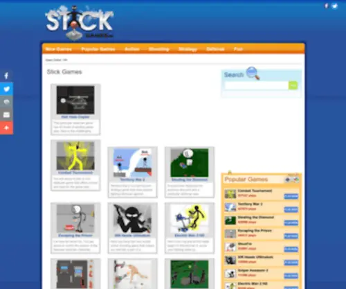 Stickgames.net(Stick Games) Screenshot