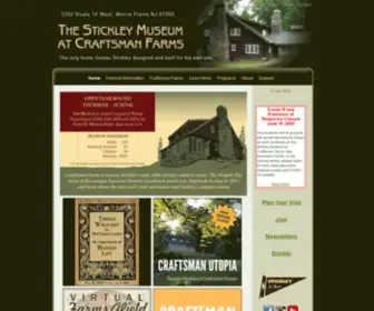 Stickleymuseum.org(At Craftsman Farms) Screenshot