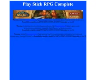 Stickrpgcomplete.net(Stick RPG Complete) Screenshot