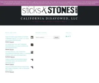 Sticksandstonesarms.com(Firearms Division of The California Disavowed) Screenshot