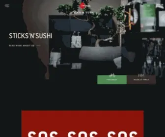 Sticksnsushi.com(Sticks'n'Sushi) Screenshot