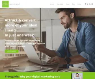 Stickyads.com.au(Digital marketing agency Sydney & Newcastle) Screenshot