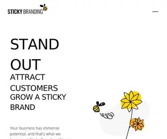 Stickybranding.com(Sticky Branding) Screenshot