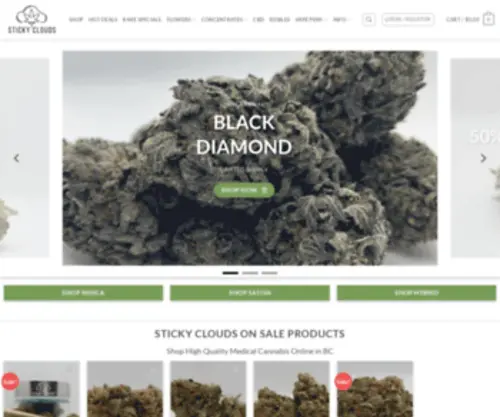 Stickyclouds.net(Buy Weed Online) Screenshot