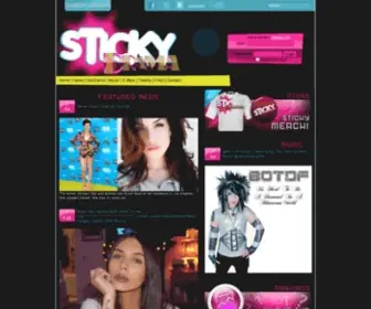 Stickydrama.com(The ORIGINAL online gossip blog) Screenshot