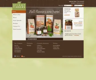 Stickyfingersbakeries.com(Sticky Fingers Bakeries) Screenshot