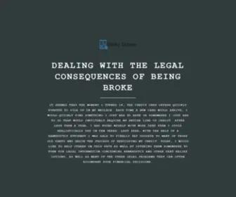 Stickyitchers.com(Dealing With The Legal Consequences Of Being Broke) Screenshot
