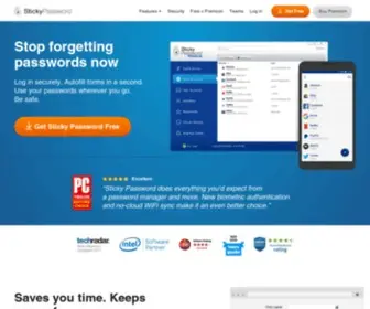 Stickypassword.com(Best password manager and free password safe) Screenshot