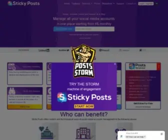 Stickyposts.net(Stickyposts) Screenshot