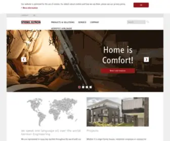 Stiebel-Eltron.com(STIEBEL ELTRON International) Screenshot