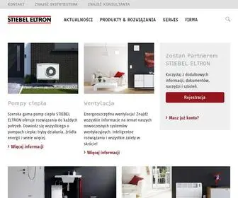 Stiebel-Eltron.pl(STIEBEL ELTRON) Screenshot