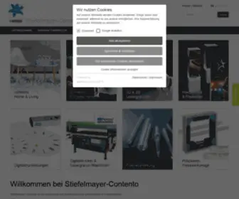 Stiefelmayer-Contento.de(Home) Screenshot