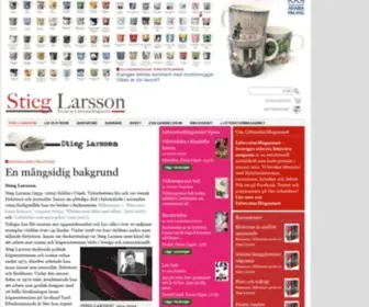 Stieglarsson.info(Stieg Larsson) Screenshot