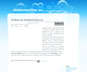 Stiekemonline.eu(Ideaal om te surfen op school of op het werk) Screenshot