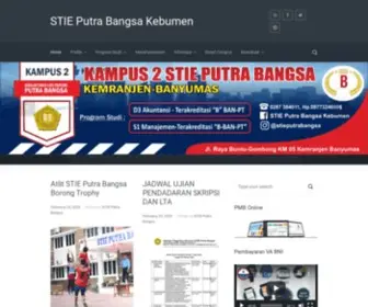 Stieputrabangsa.ac.id(STIE PUTRA BANGSA) Screenshot
