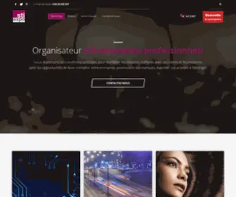 Stiexpo.com(Société Tunisienne Internationale d'expositions) Screenshot