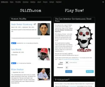Stiffs.com Screenshot