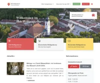 Stift-Heiligenkreuz.org(Stift Heiligenkreuz) Screenshot