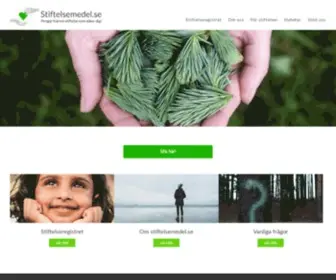 Stiftelsemedel.se(Donationer) Screenshot