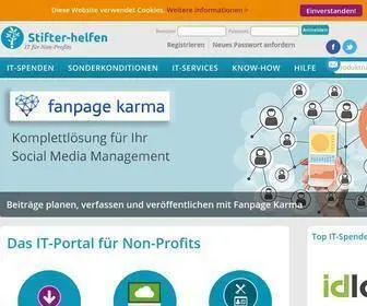 Stifter-Helfen.de(Das IT) Screenshot