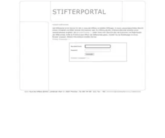 Stifterportal.net(Stifterportal) Screenshot
