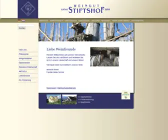 Stiftshof.com(Weingut Stiftshof Enkirch) Screenshot