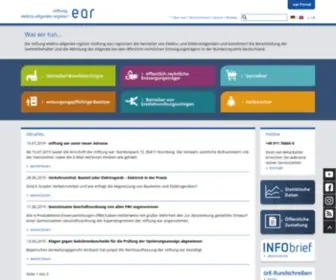 Stiftung-Ear.de(Stiftung Ear) Screenshot